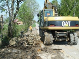Rozbudowa kanalizacji sanitarnej w Kłobukowicach i w Kucharach