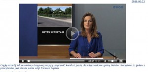 GMINA MSTÓW INWESTUJE - MATERIAŁ FILMOWY TV ORION