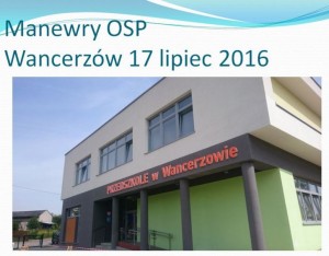 MANEWRY GMINNE OSP 2016