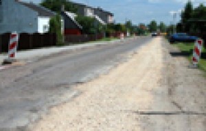 REMONT DROGI W BRZYSZOWIE