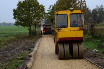 Budowa ścieżki pieszo-rowerowej w rejonie Przeprośnej Górki w Siedlcu