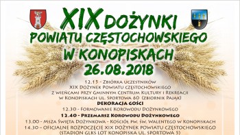 Dożynki Powiatu Częstochowskiego w Konopiskach