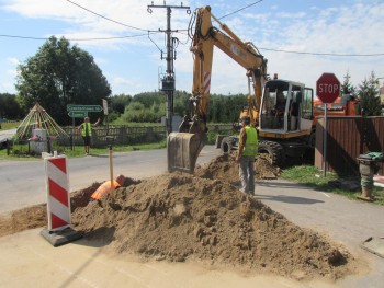 III etap budowy chodnika w Kobyłczycach