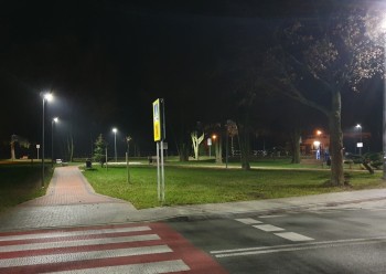 Oświetlenie skweru przy ZSP w Jaskrowie
