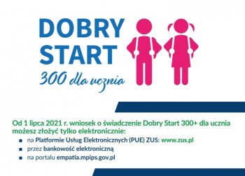 Dobry Start 300+ dla ucznia