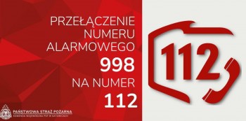 Przełączanie numeru alarmowego 998 na 112