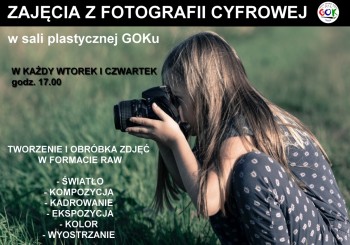 Zajęcia z fotografii cyfrowej
