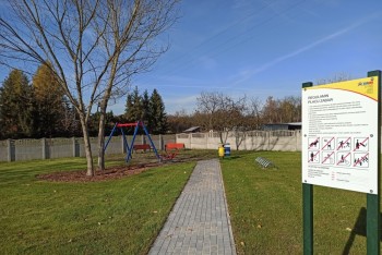 Zagospodarowanie skweru w Wancerzowie