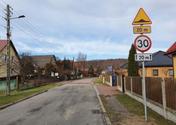 Progi zwalniające w Małusach Małych i Mstowie