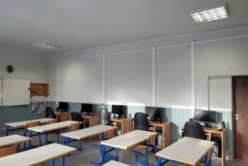 Odnowiona sala komputerowa w ZSP Małusy Wielkie