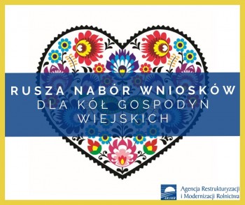 Nabór wniosków dla Kół Gospodyń Wiejskich