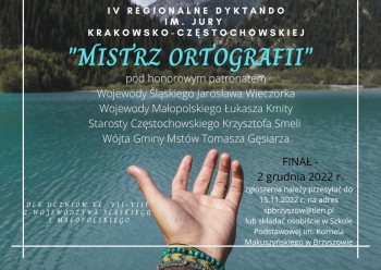 IV Regionalne Dyktando „Mistrz Ortografii” w Brzyszowie