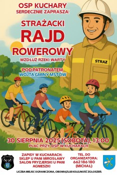 1-PLAKAT_Strazacki-Rajd-Rowerowy-30_08_2025_OSP-Kuchary