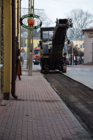 Remont drogi powiatowej w ul. Częstochowskiej w Mstowie