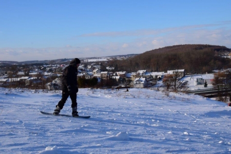 NA SPACERY I SNOWBOARD DO MSTOWA