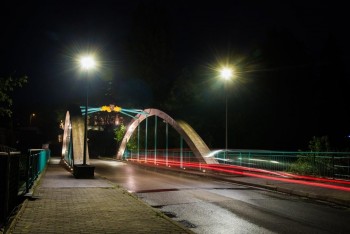 Most na rzece "Warcie" oficjalnie rozświetlony !