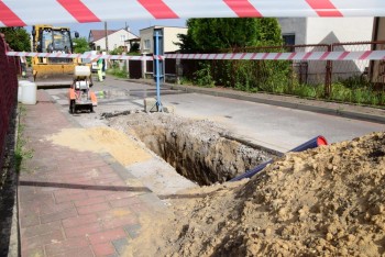 Przebudowa sieci wodociągowej na ul. Kilińskiego w Mstowie