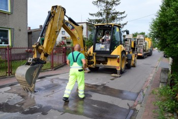 Przebudowa sieci wodociągowej na ul. Kilińskiego w Mstowie