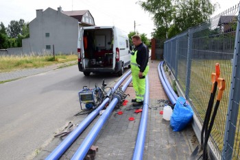 Przebudowa sieci wodociągowej na ul. Kilińskiego w Mstowie