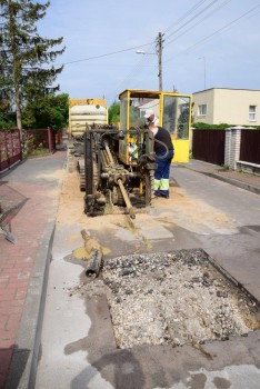 Przebudowa sieci wodociągowej na ul. Kilińskiego w Mstowie