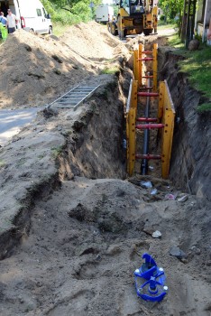 Przebudowa sieci wodociągowej na ul. Kilińskiego w Mstowie