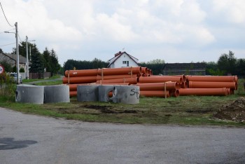 Budowa chodnika przy drodze powiatowej 1040S w Kobyłczycach - I etap