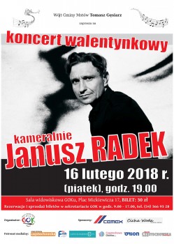 Walentynki 2018 - koncert Janusza Radka