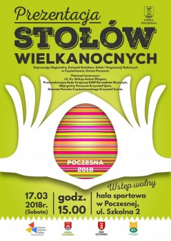 Prezentacja Stołów Wielkanocnych - Poczesna 2018