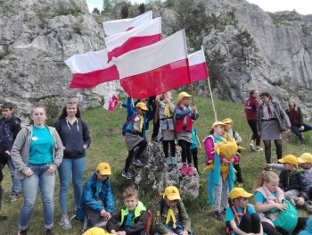 "III Rajd z biało-czerwoną" - Szczep Harcerski "Skała" 