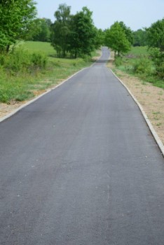 Ścieżka pieszo-rowerowa w rejonie Przeprośnej Górki –prace wiosną 2018r.