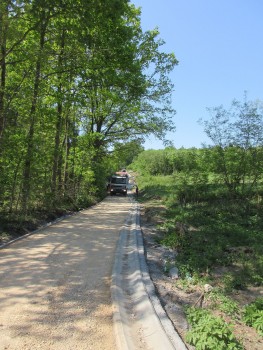 Ścieżka pieszo-rowerowa w rejonie Przeprośnej Górki –prace wiosną 2018r.
