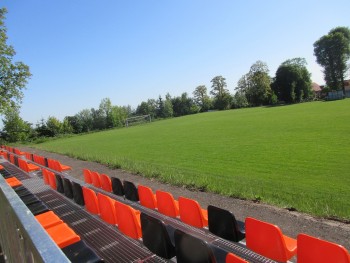 Nowoczesna trybuna na stadionie „Iskry” Mokrzesz