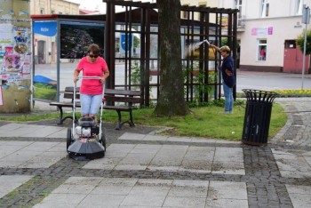 Kwiecisty rynek w Mstowie