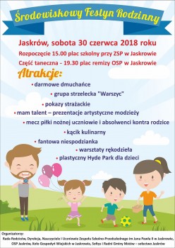 Środowiskowy Festyn Rodzinny w Jaskrowie - 30.06.2018r.