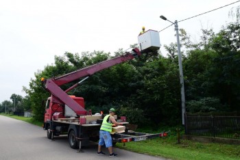 Modernizacja oświetlenia ulicznego na terenie gminy Mstów - rozpoczęcie prac