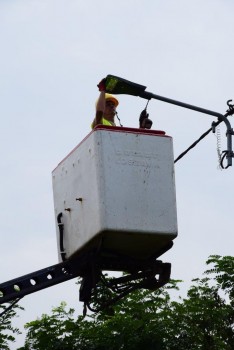 Modernizacja oświetlenia ulicznego na terenie gminy Mstów - rozpoczęcie prac