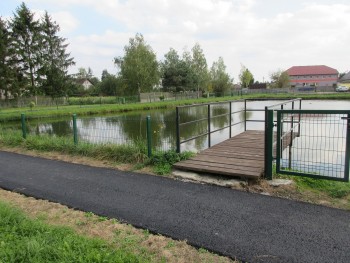 Zbiornik wodny w Kucharach - kontynuacja zagospodarowania