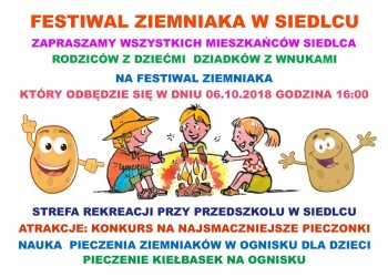 Festiwal Ziemniaka w Siedlcu - 06.10.2018