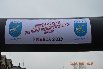 TROPEM WILCZYM. Bieg Pamięci Żołnierzy Wyklętych” – Mstów, 03.03.2019