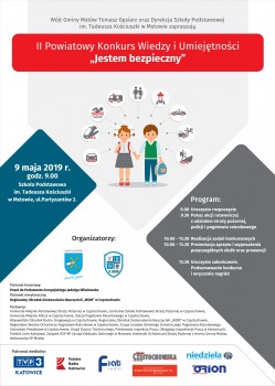 II Powiatowy Konkurs "Jestem Bezpieczny" - Mstów, 09.05.2019