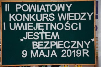 II Powiatowy Konkurs "Jestem Bezpieczny" - Mstów, 09.05.2019