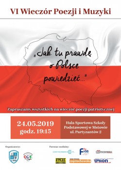 VI Wieczór Poezji i Muzyki -SP Mstów, 24.05.2019