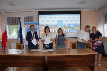 Umowa o współpracy partnerskiej z litewską Gminą Kowalczuki - 21.06.2019