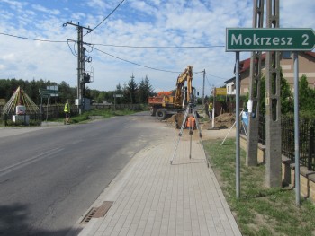 III etap budowy chodnika w Kobyłczycach - rozpoczęcie prac