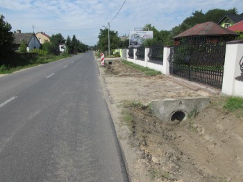 III etap budowy chodnika w Kobyłczycach - rozpoczęcie prac