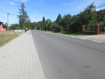 Chodnik w Kłobukowicach - I etap 2019