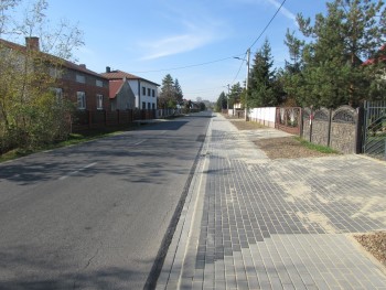 III etap budowy chodnika w Kobyłczycach zakończony