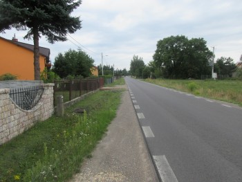 Chodnik Cegielnia-Kuchary, I etap zakończony
