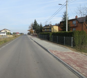 Chodnik Cegielnia-Kuchary, I etap zakończony