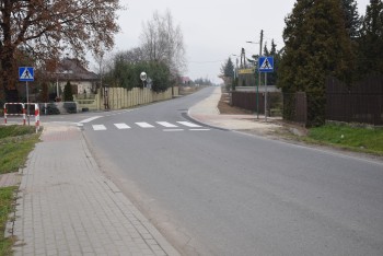 Chodnik Cegielnia-Kuchary, I etap zakończony